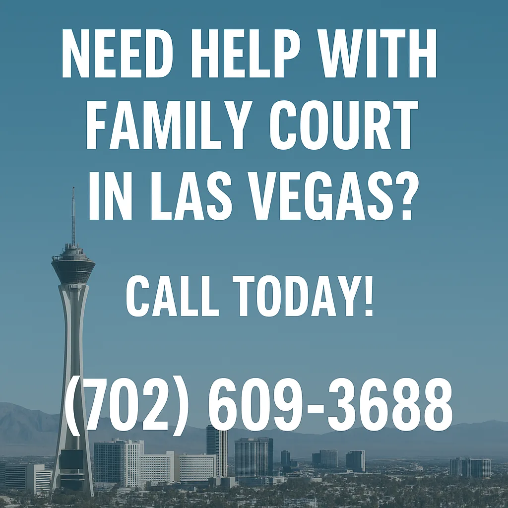 Need Help with Family Court in Las Vegas? Call Today! (702) 609-3688